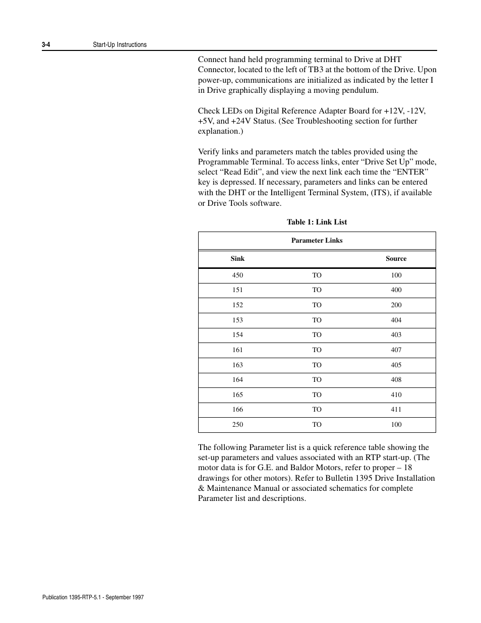 Table 1: link list | Rockwell Automation 1395 Reel Tension Paster Adapter User Manual | Page 24 / 49