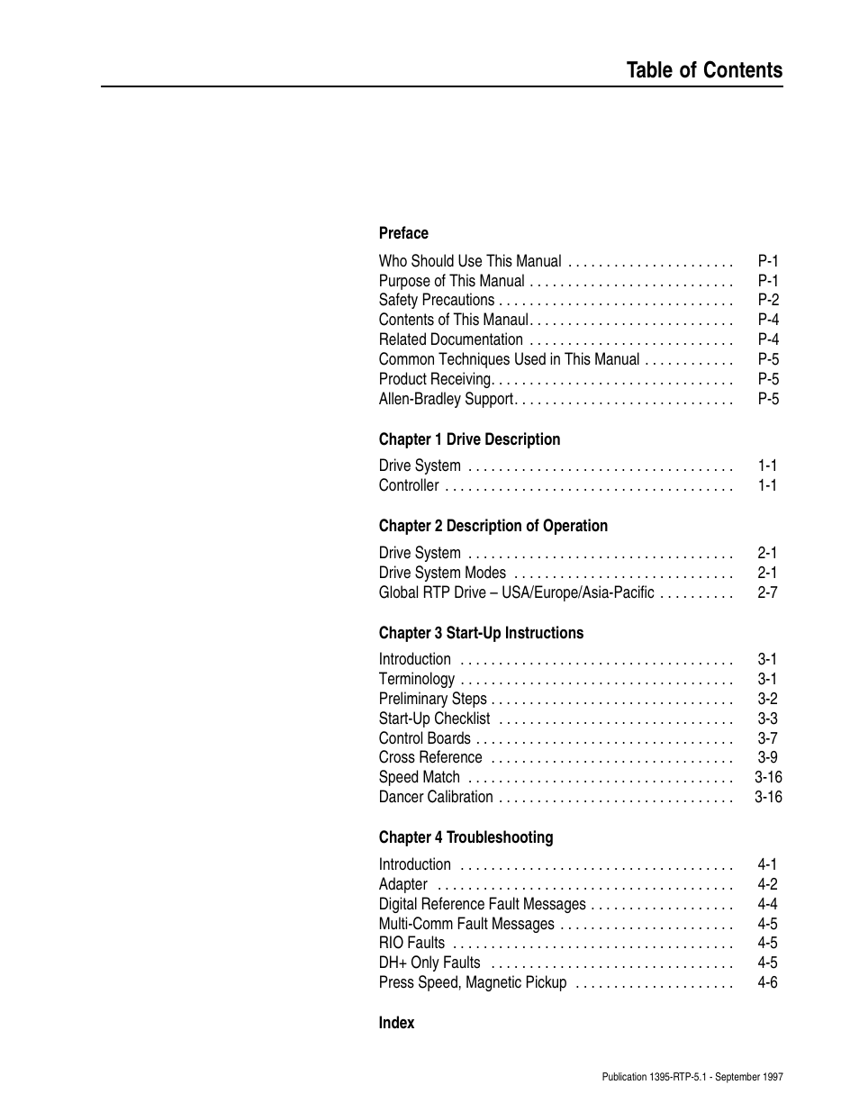 Rockwell Automation 1395 Reel Tension Paster Adapter User Manual | Page 3 / 49