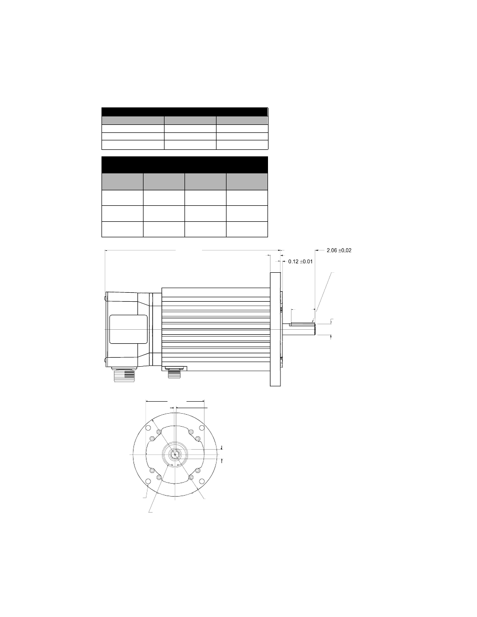 H-4000 series nema 56c motors | Rockwell Automation 1398 H-Series Brushless Servo Motor Manual User Manual | Page 8 / 12