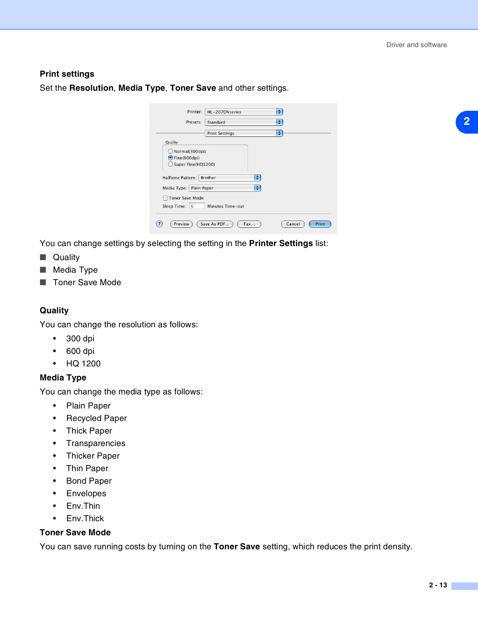 Brother HL-2030 User Manual | Page 39 / 110