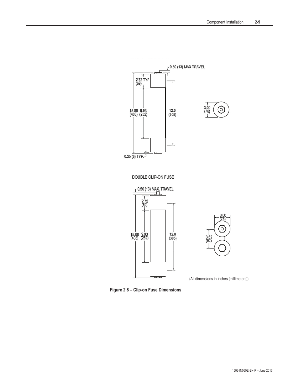 Rockwell Automation 1503 OEM Starter Frame Components Installation Manual User Manual | Page 17 / 58