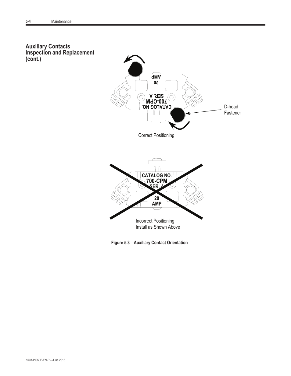 Rockwell Automation 1503 OEM Starter Frame Components Installation Manual User Manual | Page 52 / 58