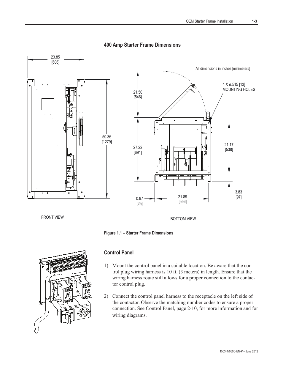 Rockwell Automation 1503 OEM Starter Frame Components Installation Manual User Manual | Page 7 / 58