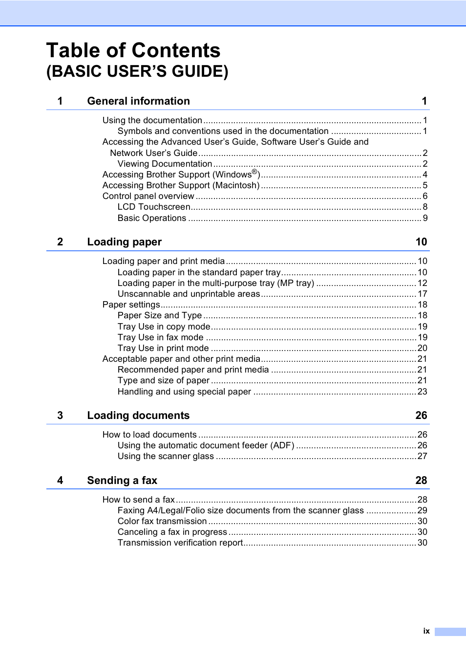 Brother Copier/Printer MFC-9970CDW User Manual | Page 11 / 214