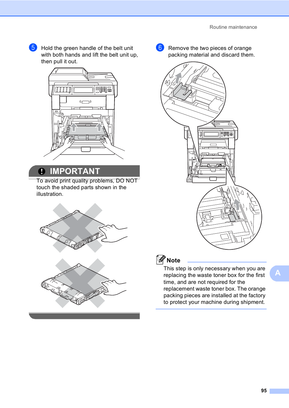 Important | Brother Copier/Printer MFC-9970CDW User Manual | Page 111 / 214