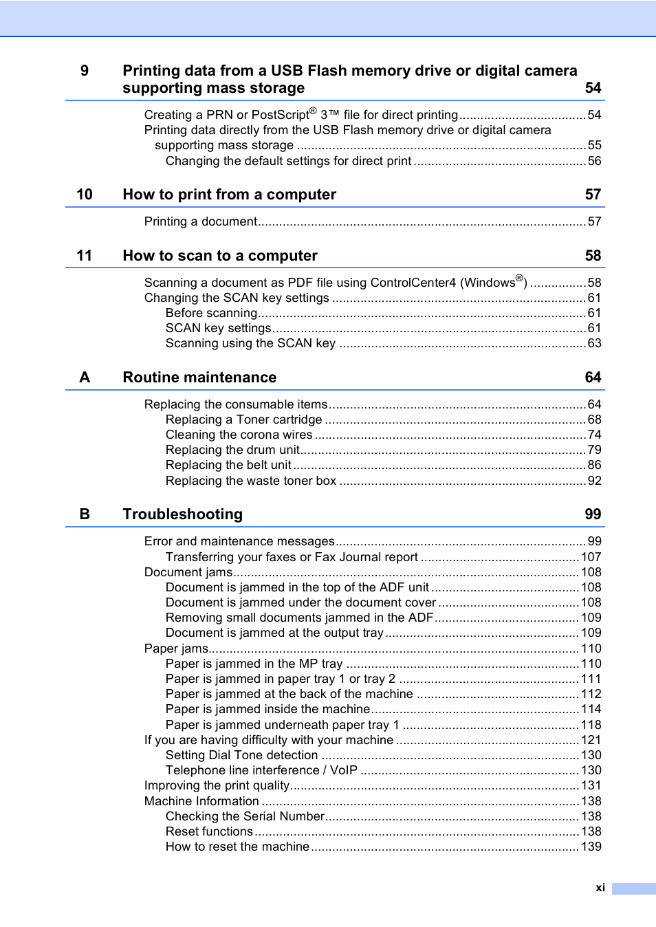 Brother Copier/Printer MFC-9970CDW User Manual | Page 13 / 214