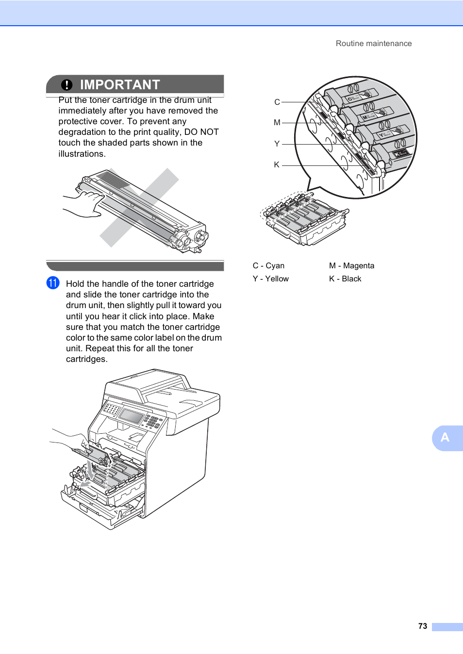 Important | Brother Copier/Printer MFC-9970CDW User Manual | Page 89 / 214
