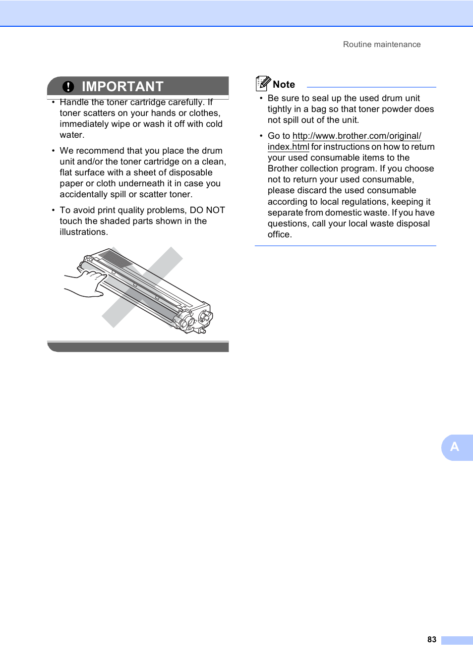 Important | Brother Copier/Printer MFC-9970CDW User Manual | Page 99 / 214