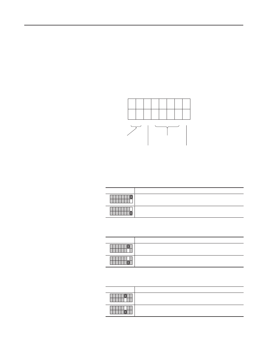 Switch sw3, Switch sw3 is used to select, Logic command/status and reference/feedback | Datalinks (up to four datalinks), Duplicate message detection, Application timeout default value | Rockwell Automation 1203 Serial Communications Module Series B User Manual | Page 22 / 73