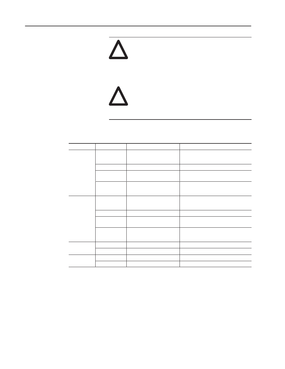 Led troubleshooting table | Rockwell Automation 1203 Serial Communications Module Series B User Manual | Page 70 / 73