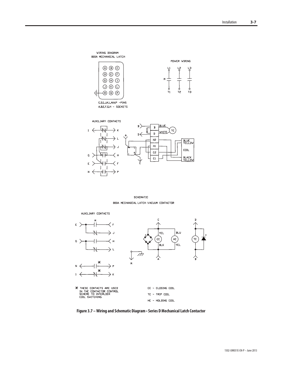 Rockwell Automation 1502 Medium Voltage Contactor, 800A (Series D and E) User Manual | Page 24 / 58