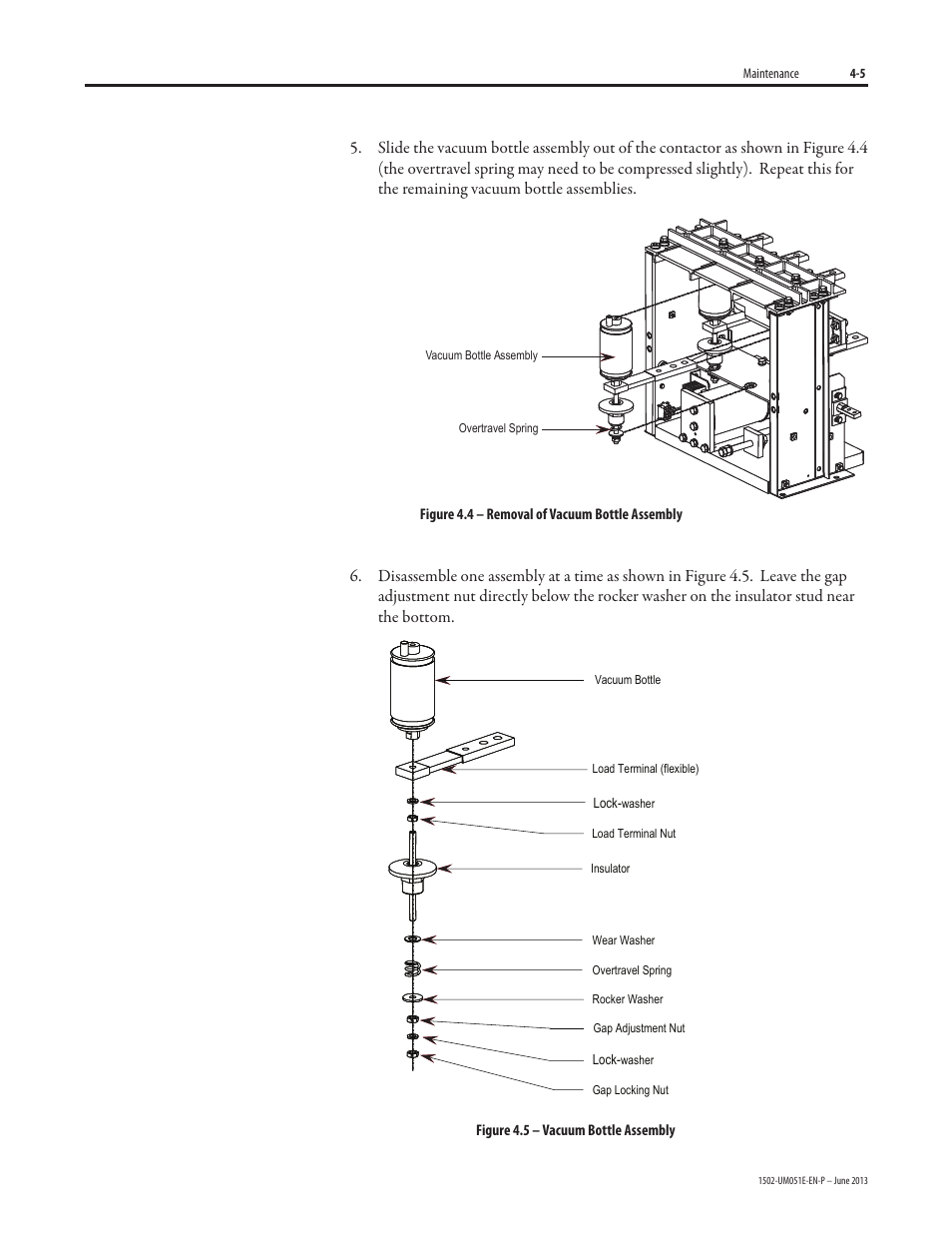Rockwell Automation 1502 Medium Voltage Contactor, 800A (Series D and E) User Manual | Page 34 / 58