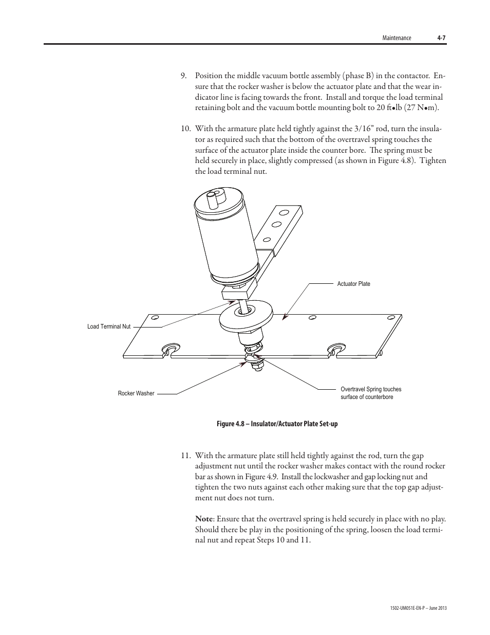 Rockwell Automation 1502 Medium Voltage Contactor, 800A (Series D and E) User Manual | Page 36 / 58