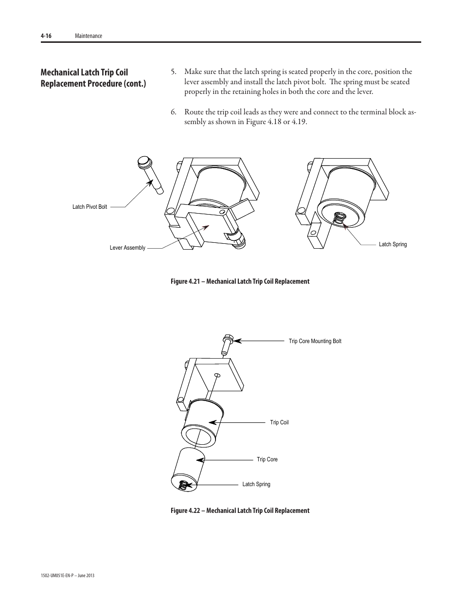 Rockwell Automation 1502 Medium Voltage Contactor, 800A (Series D and E) User Manual | Page 45 / 58