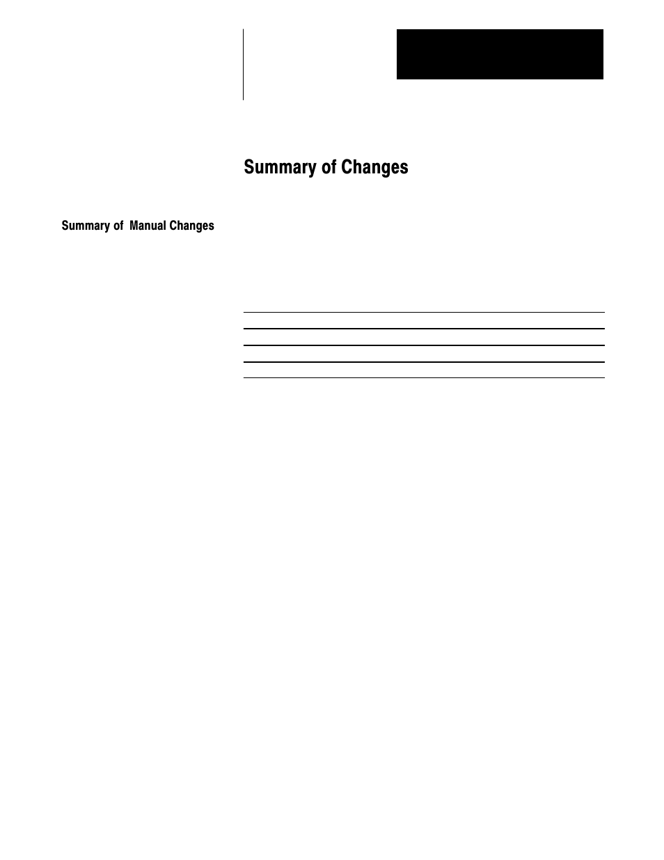 Summary of changes | Rockwell Automation 1336VT 5-300 AMP (2.2-160KW) User Manual | Page 3 / 118