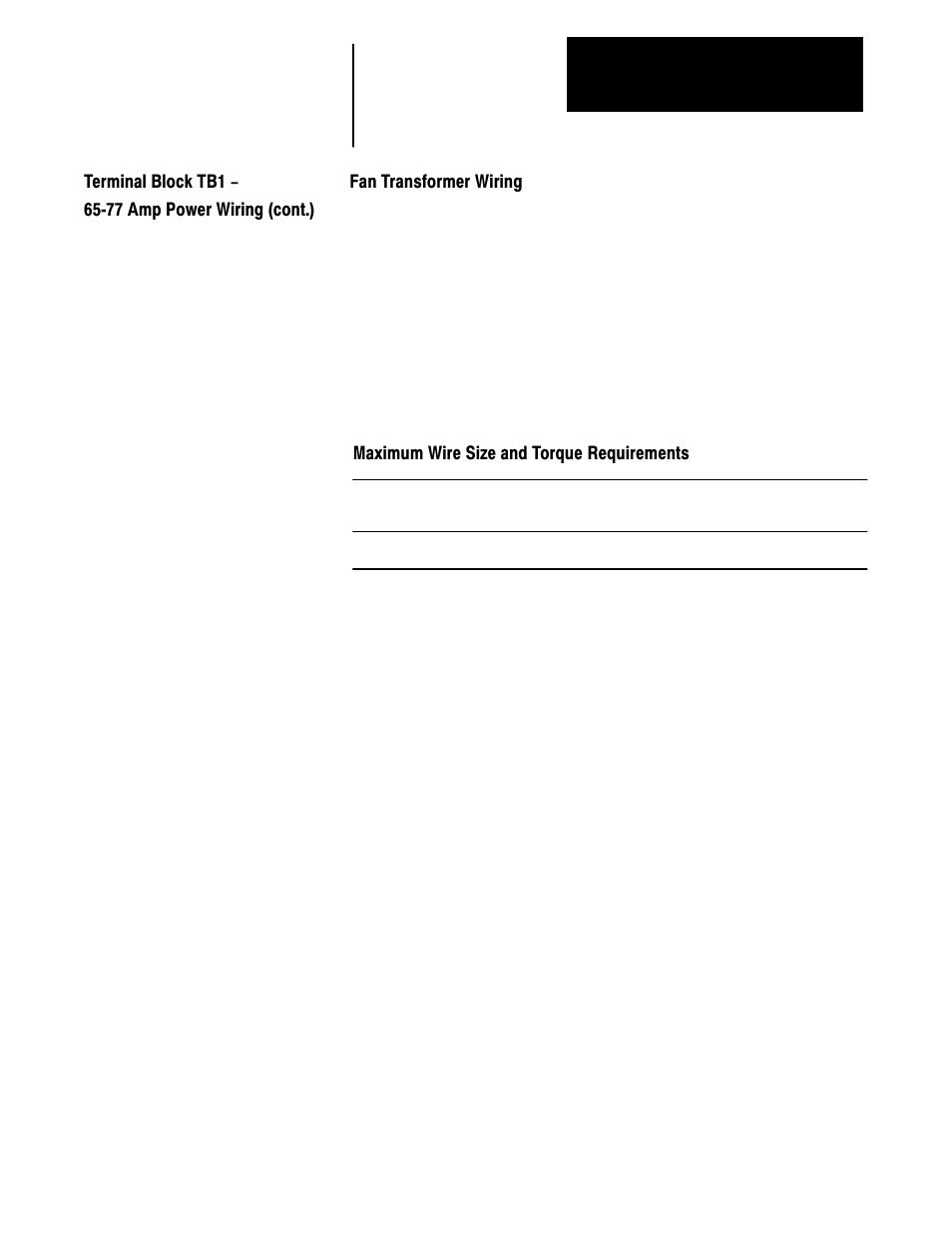 Maximum wire size and torque requirements | Rockwell Automation 1336VT 5-300 AMP (2.2-160KW) User Manual | Page 53 / 118