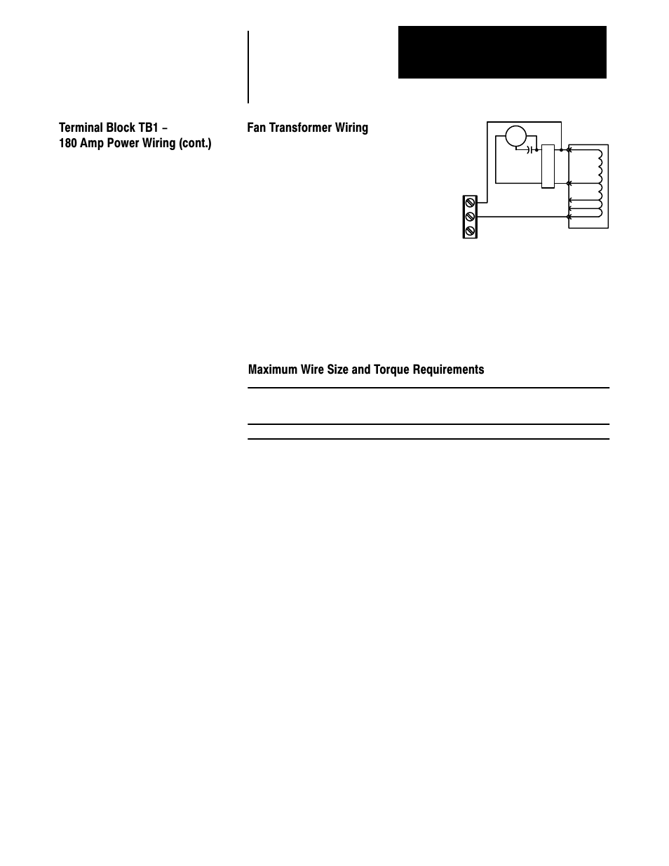 Fan transformer wiring | Rockwell Automation 1336VT 5-300 AMP (2.2-160KW) User Manual | Page 57 / 118