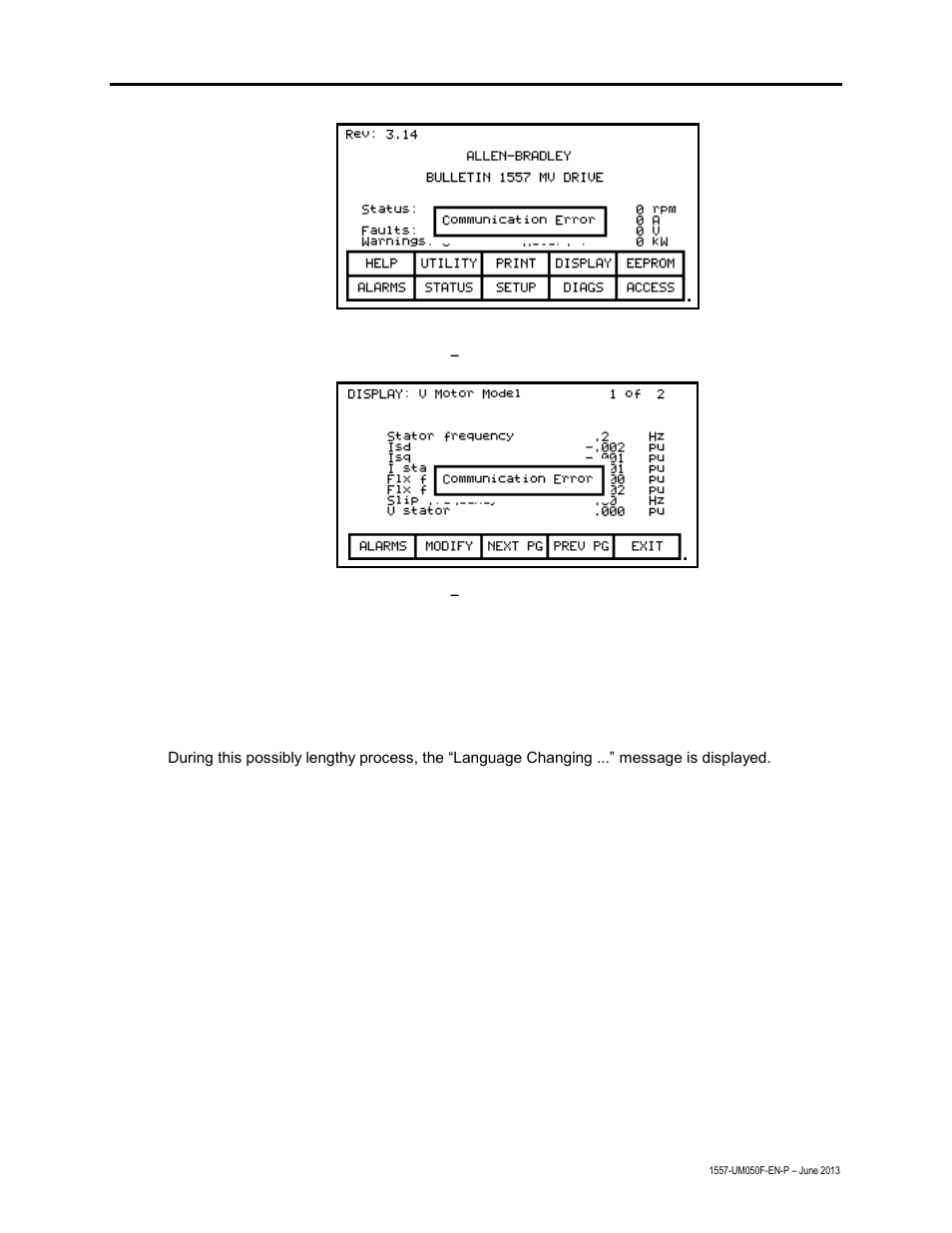 Rockwell Automation 1557 MEDIUM VOLTAGE AC DRIVE User Manual | Page 131 / 306