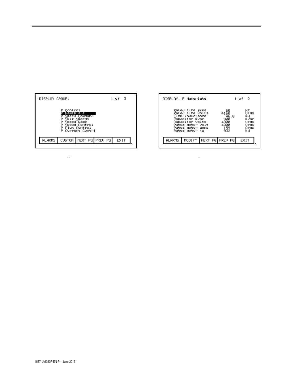 Rockwell Automation 1557 MEDIUM VOLTAGE AC DRIVE User Manual | Page 158 / 306