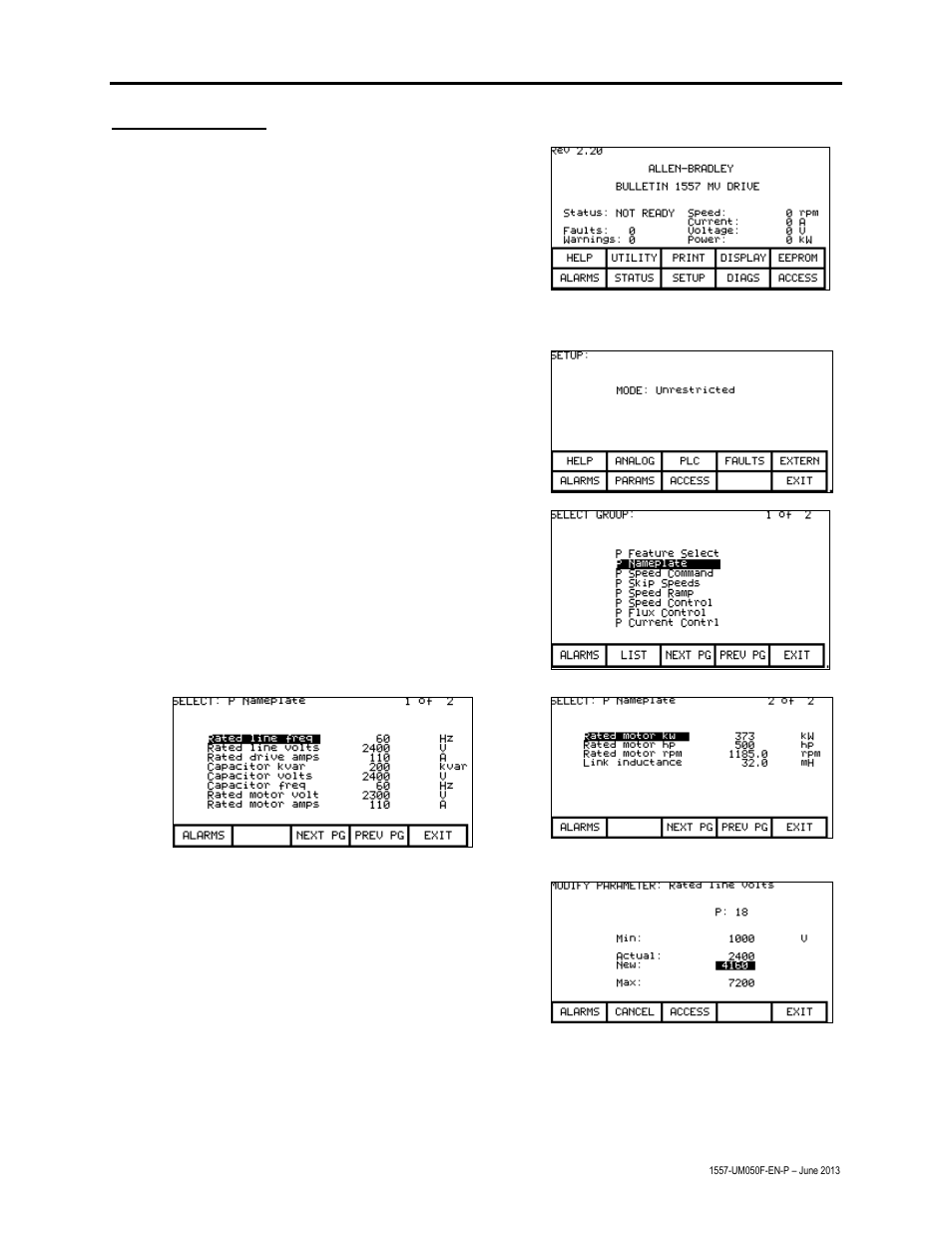 Commissioning 9-19 | Rockwell Automation 1557 MEDIUM VOLTAGE AC DRIVE User Manual | Page 219 / 306