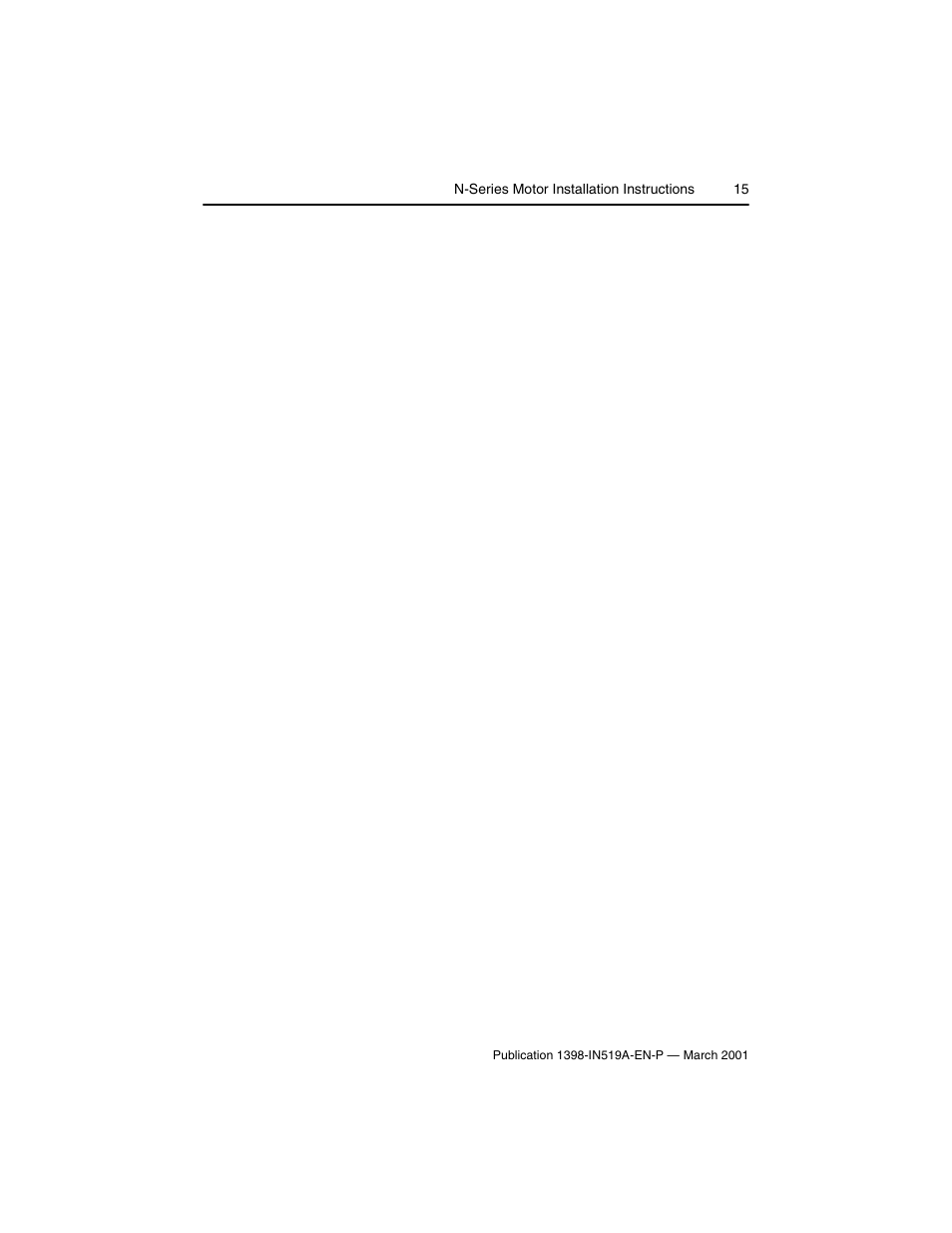 Rockwell Automation N-Series Brushless Servo Motor  User Manual | Page 15 / 16