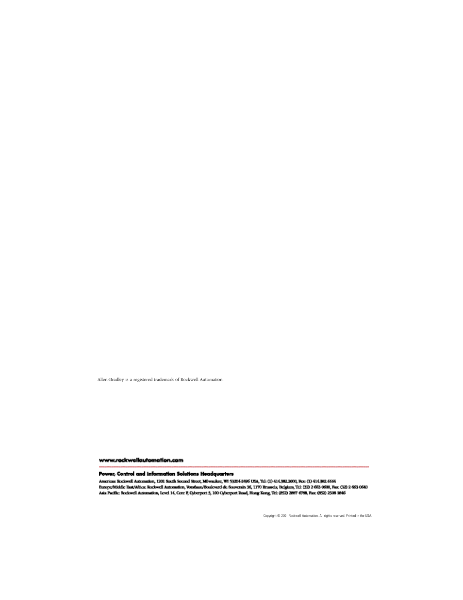 Rockwell Automation N-Series Brushless Servo Motor  User Manual | Page 16 / 16
