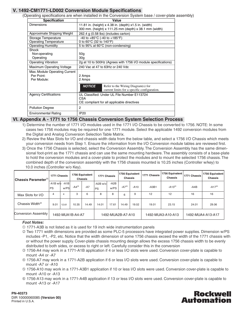 Rockwell Automation 1492-CM1771-LD002 Field Wire Conversion Module User Manual | Page 4 / 4