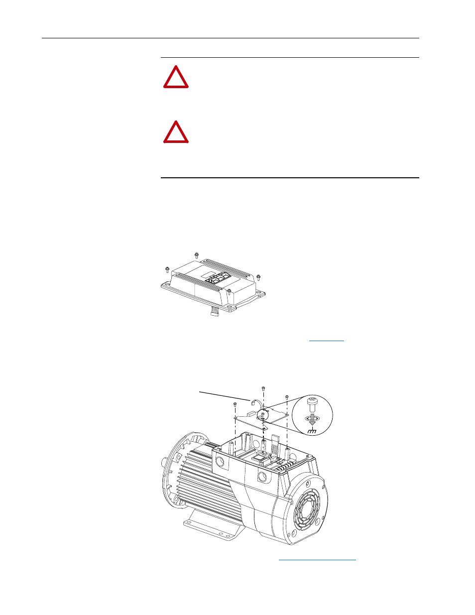 Connecting the option to the 1329i unit, Connecting the option to the 1329i unit -2 | Rockwell Automation 1329I DeviceNet Option FRN 1.XXX User Manual | Page 14 / 100