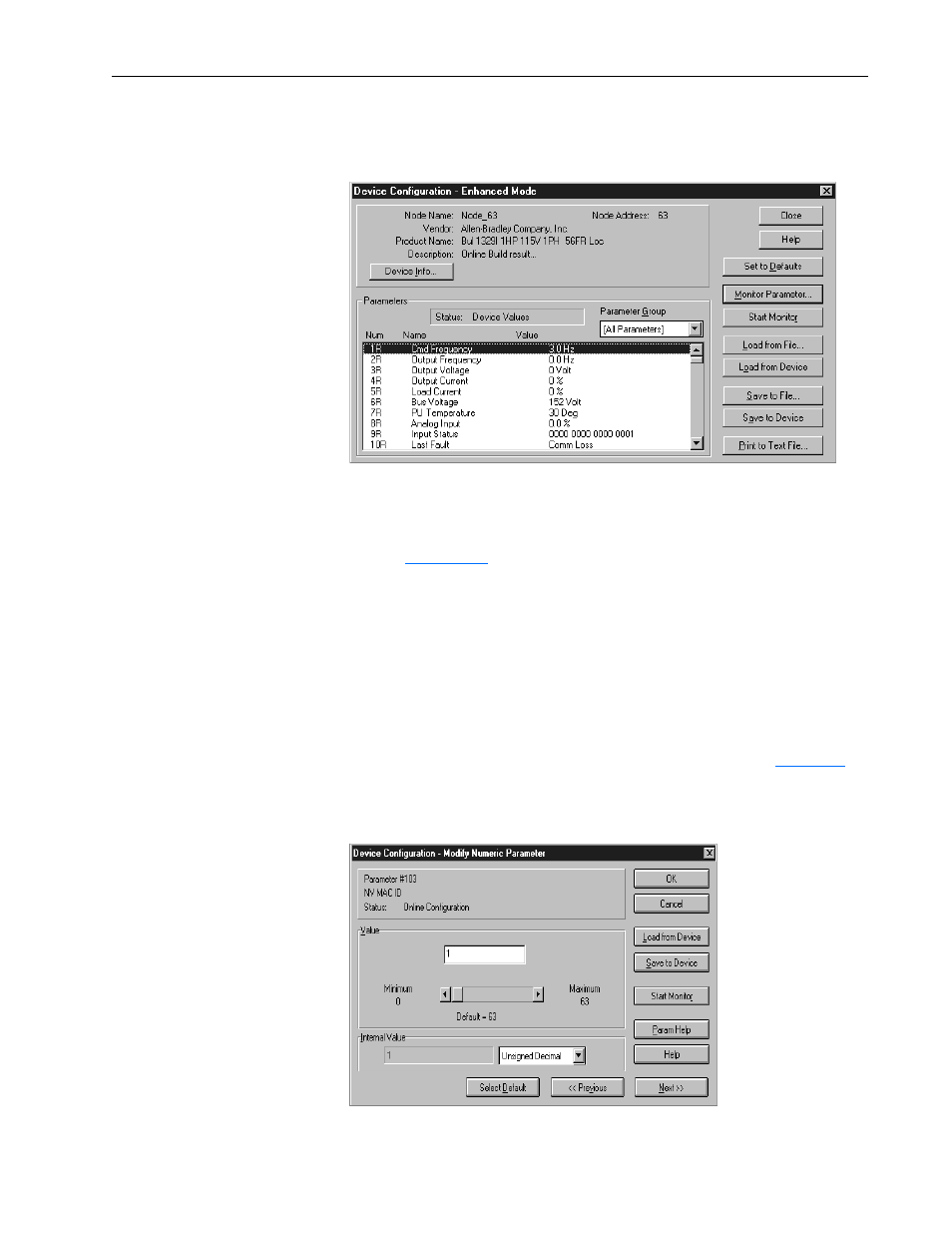 Setting the node address, Setting the node address -5 | Rockwell Automation 1329I DeviceNet Option FRN 1.XXX User Manual | Page 23 / 100