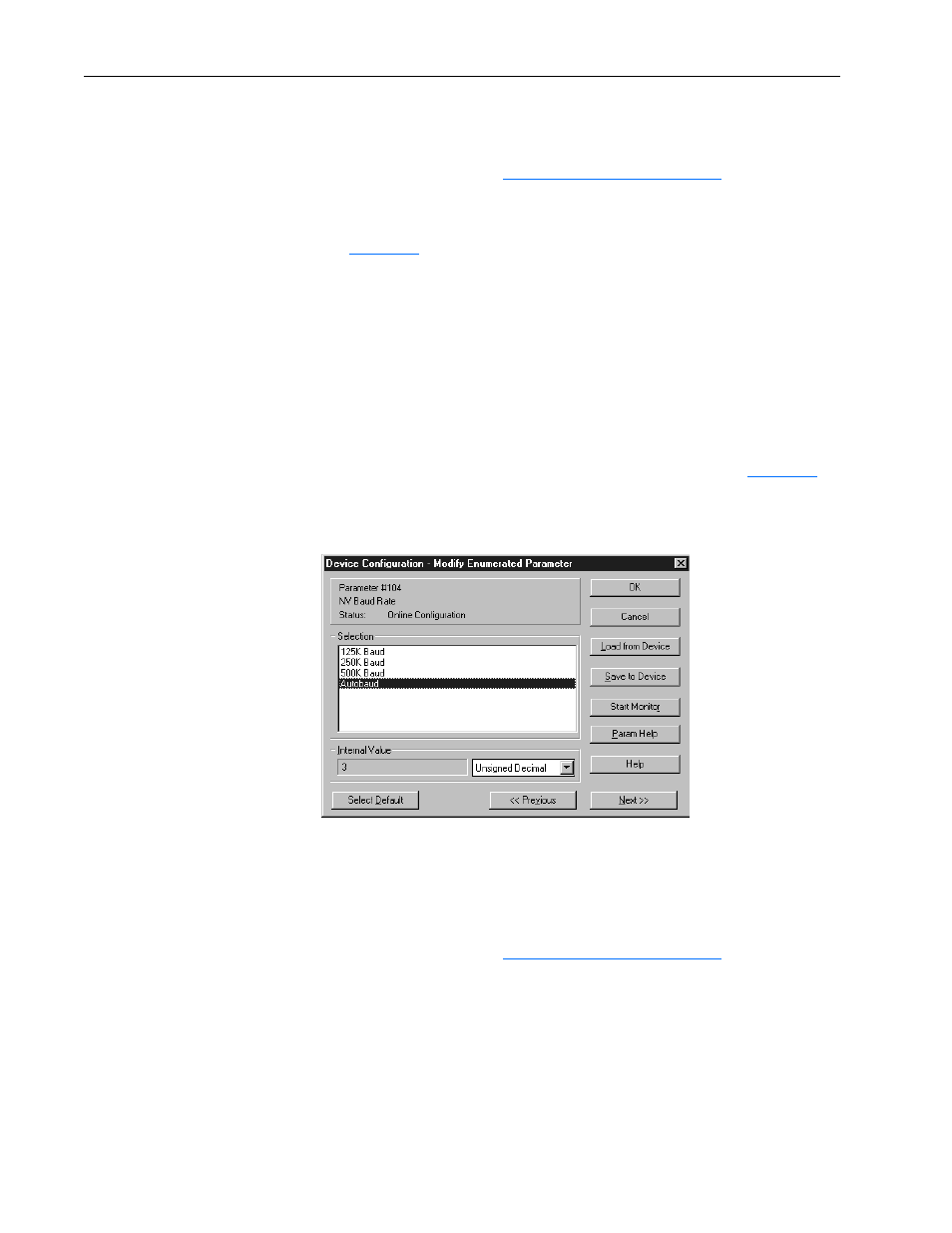 Setting the data rate, Setting the data rate -6 | Rockwell Automation 1329I DeviceNet Option FRN 1.XXX User Manual | Page 24 / 100