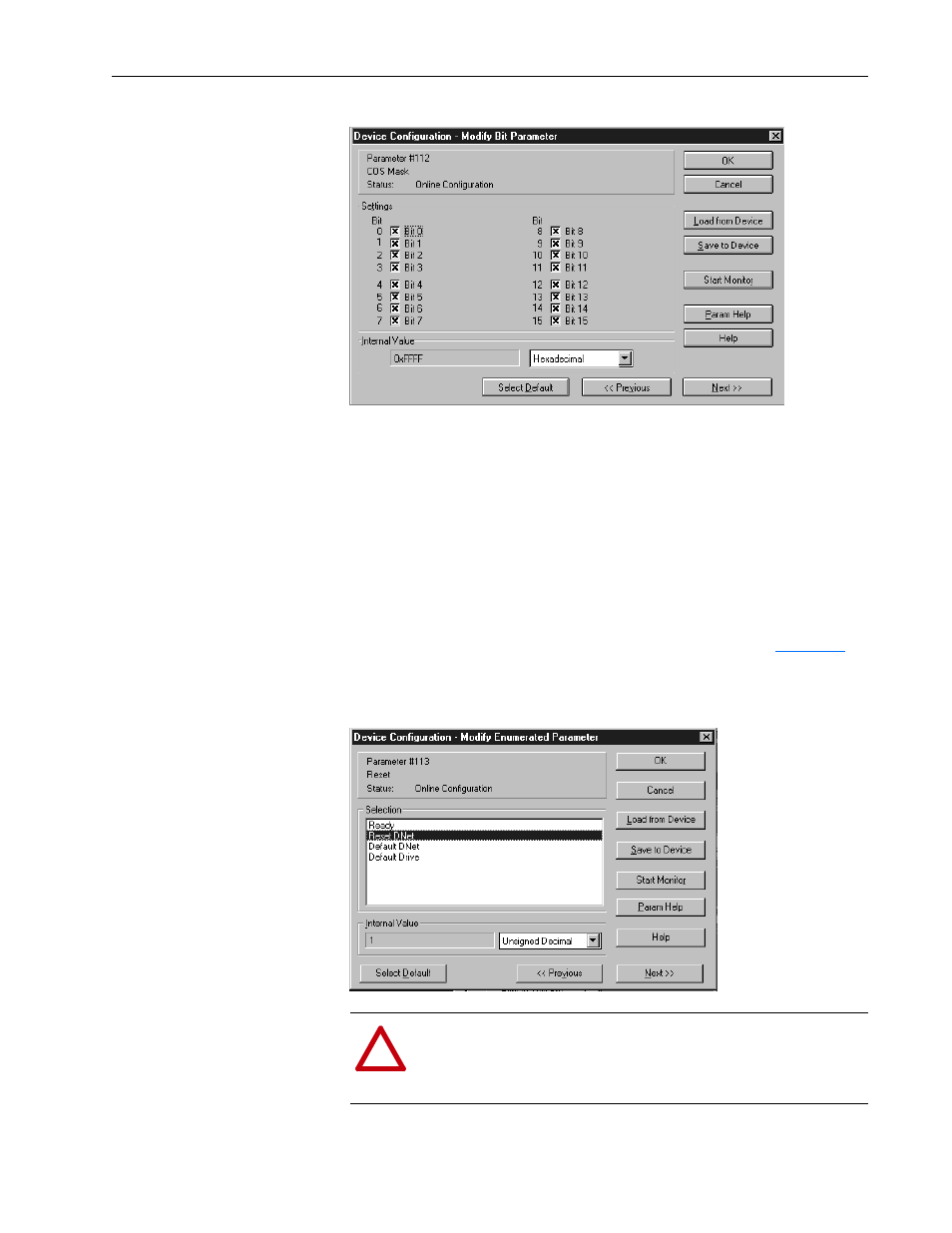 Resetting the devicenet option, Resetting the devicenet option -11 | Rockwell Automation 1329I DeviceNet Option FRN 1.XXX User Manual | Page 29 / 100