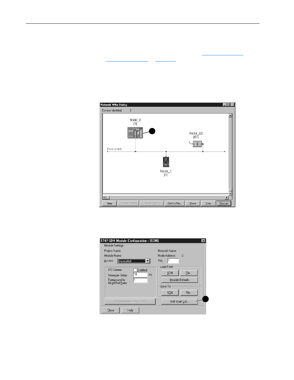 Setting up the scan list, Setting up the scan list -2 | Rockwell Automation 1329I DeviceNet Option FRN 1.XXX User Manual | Page 32 / 100