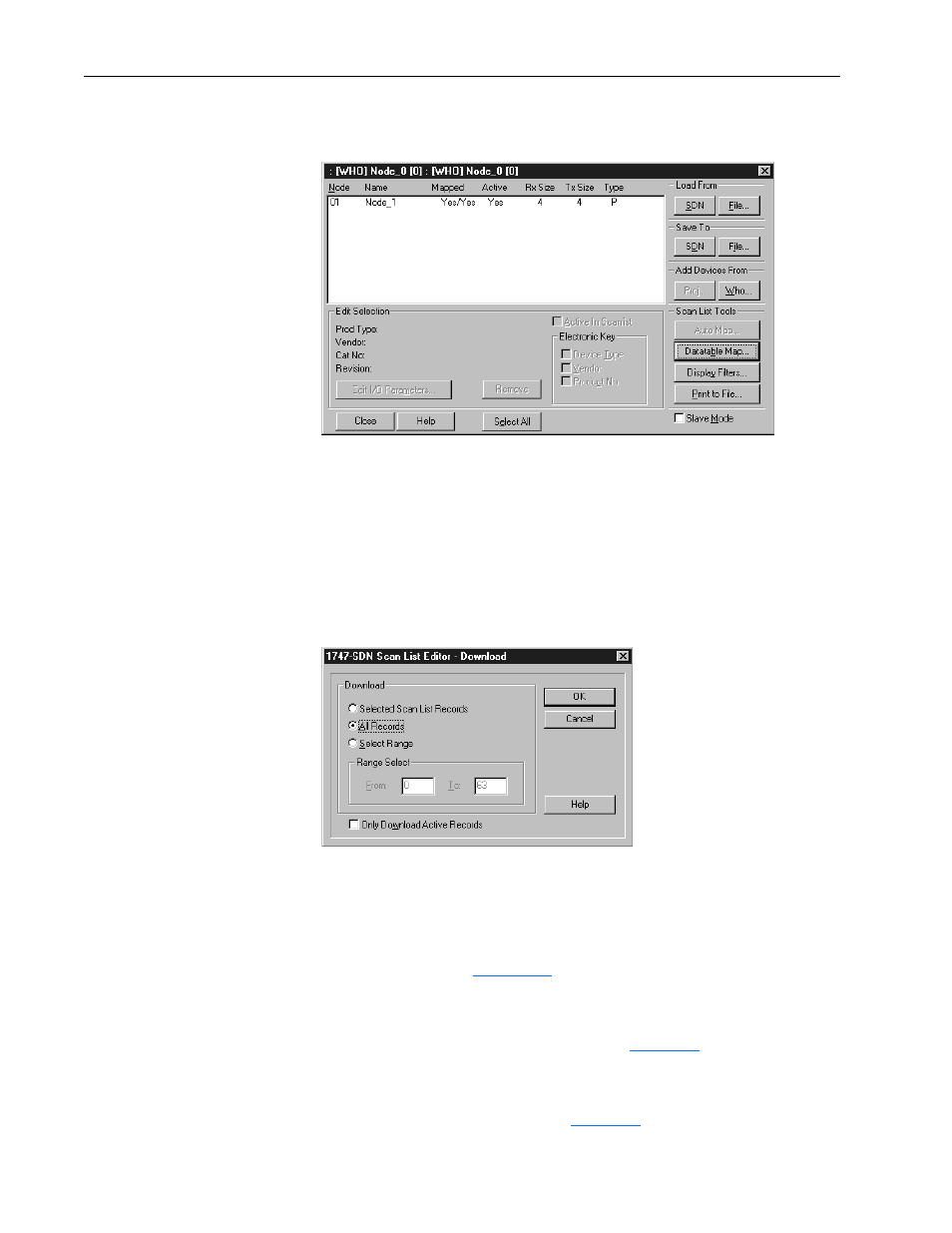 Saving the configuration, Saving the configuration -8 | Rockwell Automation 1329I DeviceNet Option FRN 1.XXX User Manual | Page 38 / 100
