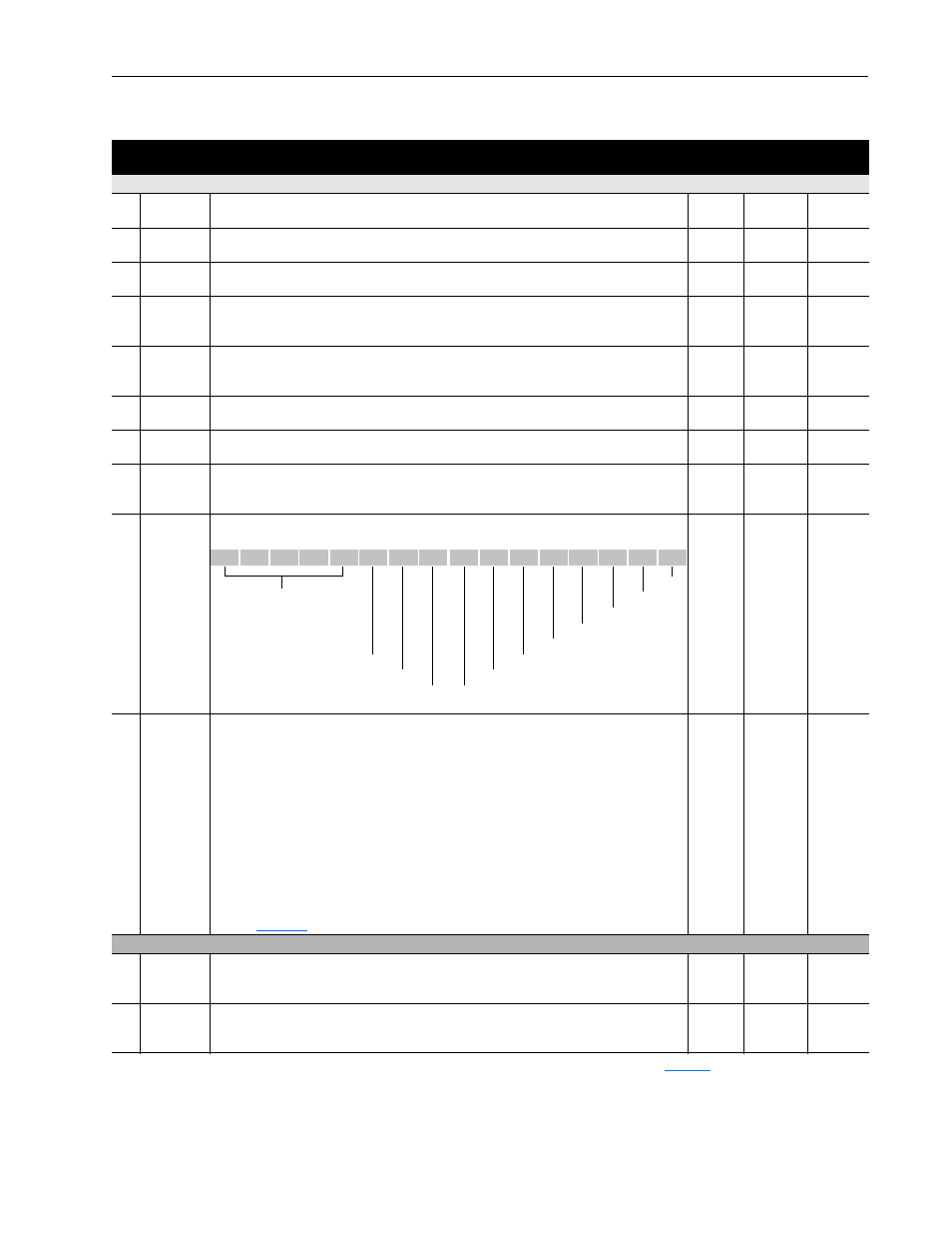 Parameter list | Rockwell Automation 1329I DeviceNet Option FRN 1.XXX User Manual | Page 57 / 100