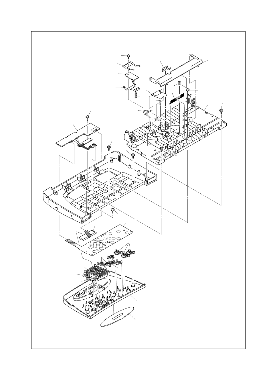 Drawing, Lj4282001, 1 panel cover | 1 lj4928001 1 panel cover, leg, Lj4283001, 5 key, function 6, Lj4231001, 3 key, function 9.5, Lj4284001, 1 key, ten | Brother HL-P2500 User Manual | Page 18 / 27