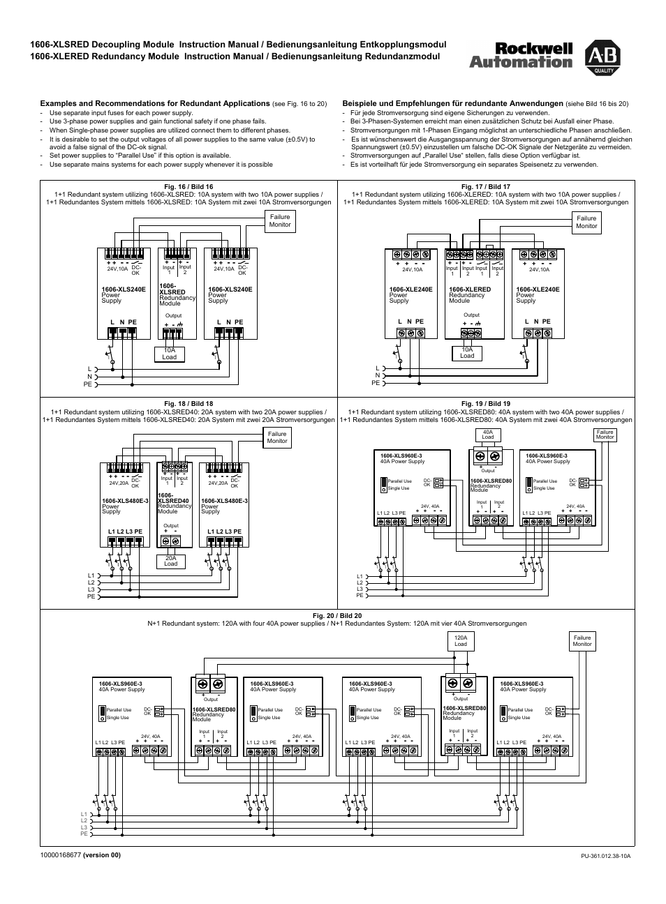 Rockwell Automation 1606-XLSRED80 DC Power Supply Redundancy Module User Manual | Page 6 / 6