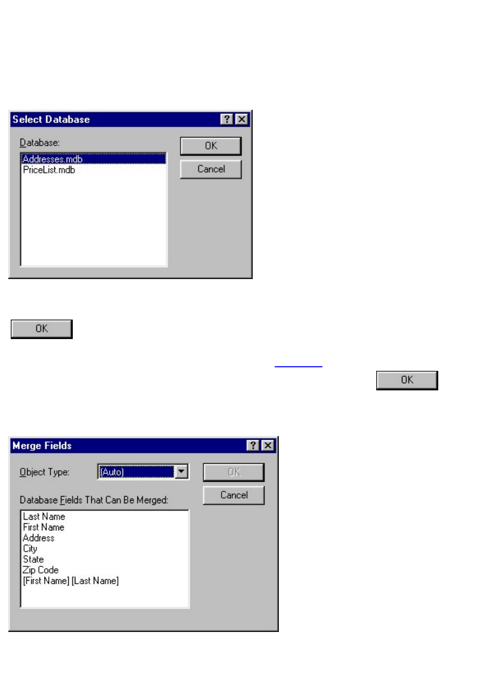 Database field (only for a layout document) | Brother P-TOUCH 3.1 User Manual | Page 148 / 203