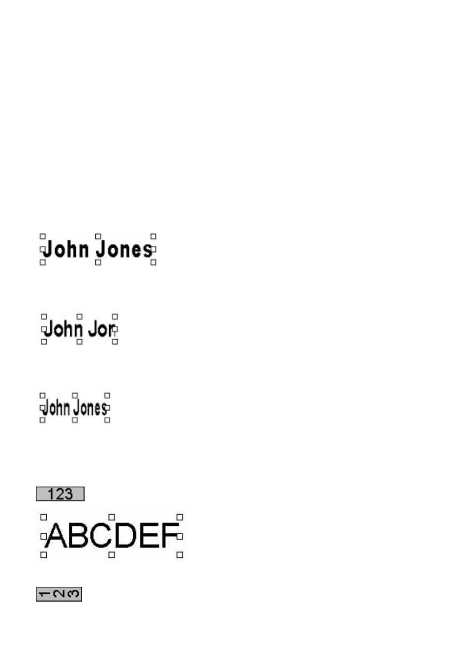Text alignment inside a box | Brother P-TOUCH 3.1 User Manual | Page 155 / 203