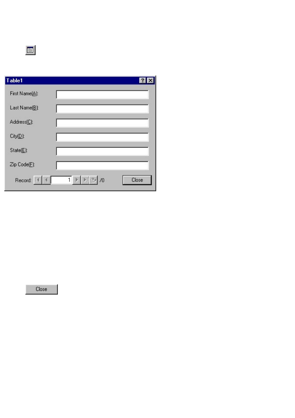 Create records and input record data, Next | Brother P-TOUCH 3.1 User Manual | Page 31 / 203