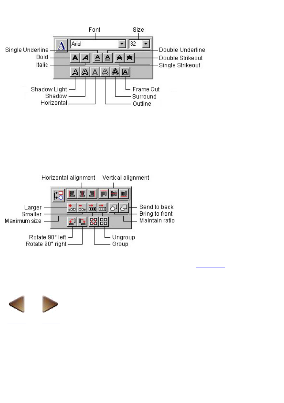 Next, Font properties, Layout properties | Brother P-TOUCH 3.1 User Manual | Page 53 / 203