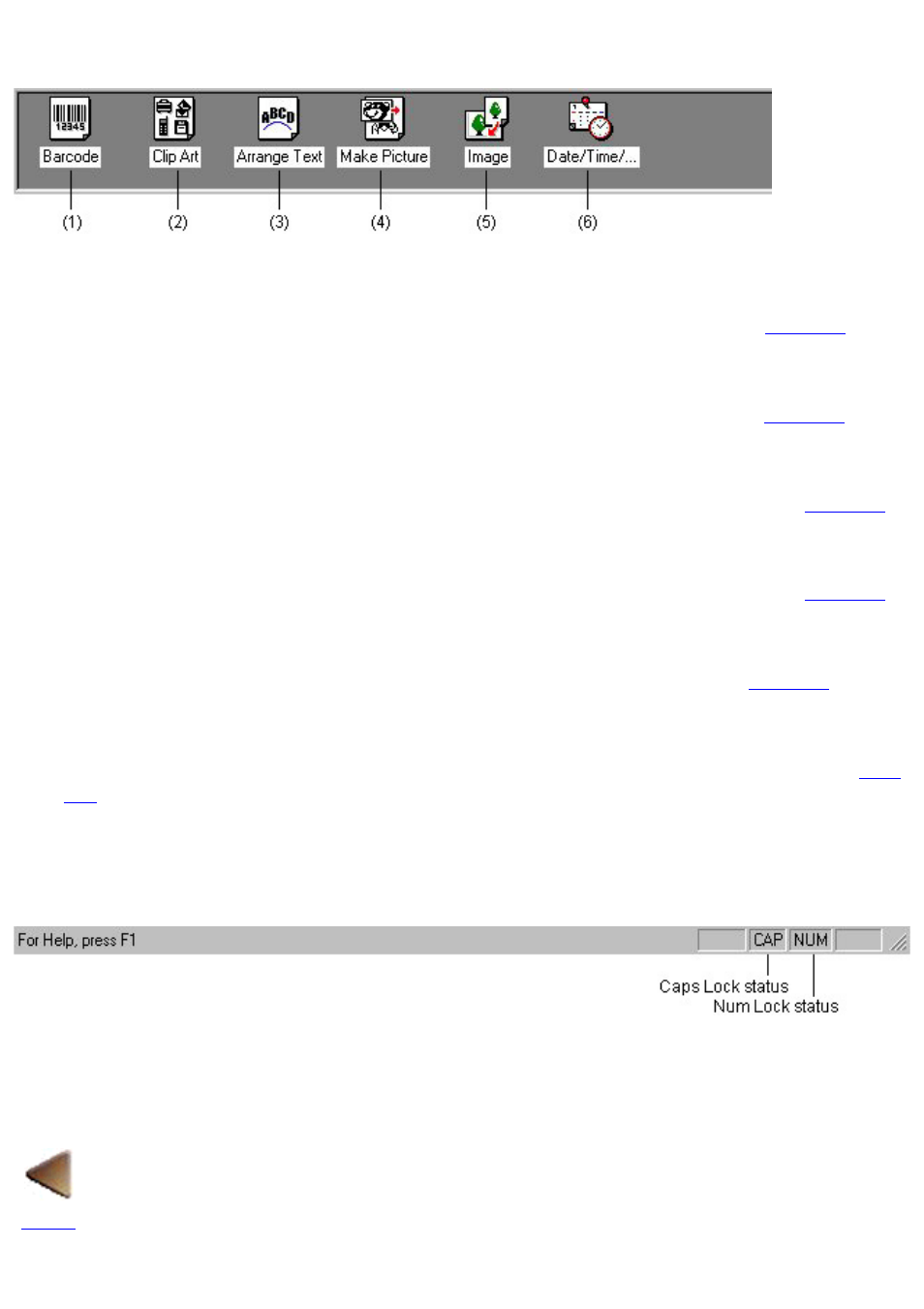 Object dock, Status bar, 10) object dock | 11) status bar | Brother P-TOUCH 3.1 User Manual | Page 59 / 203