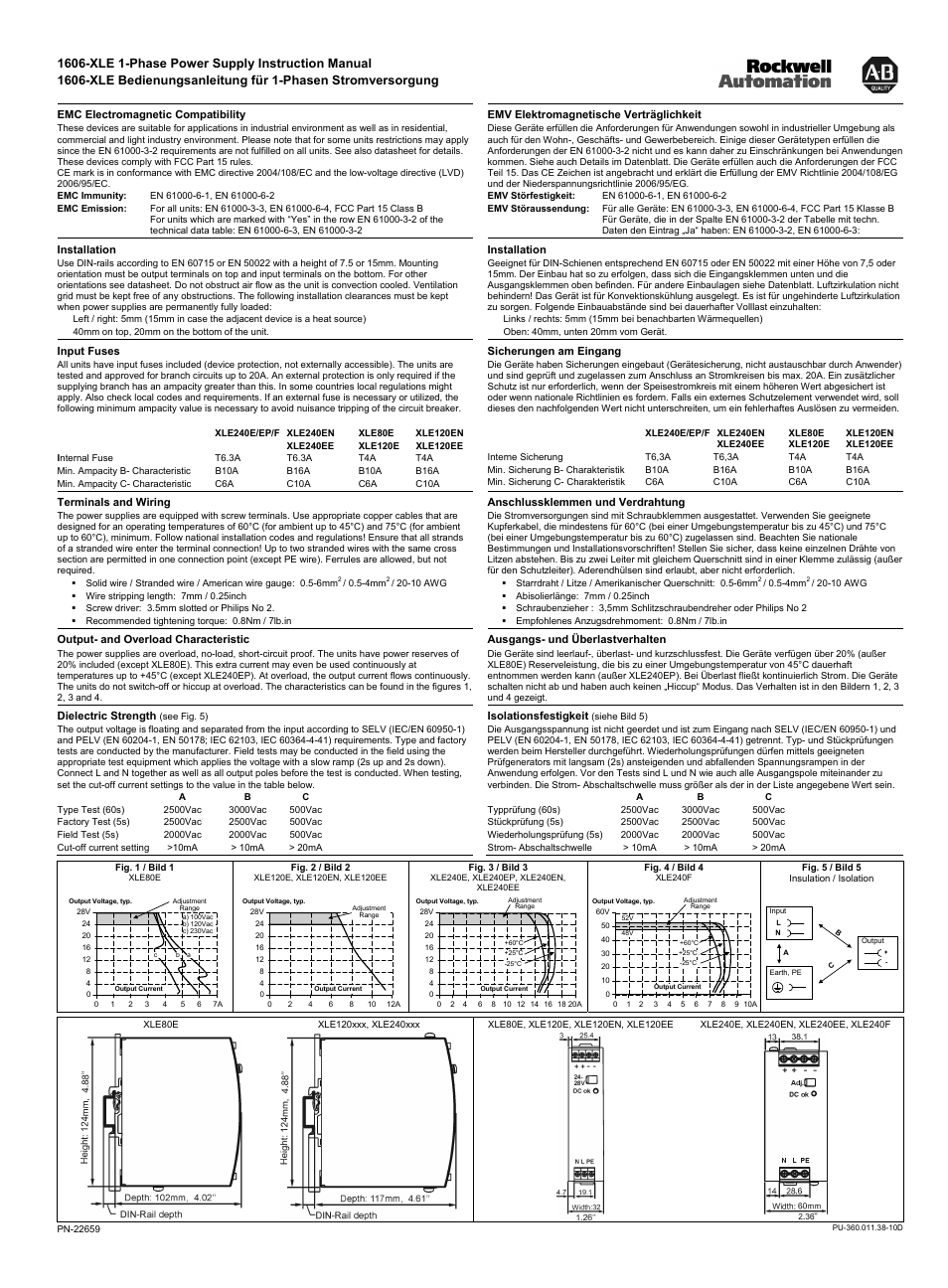 Rockwell Automation 1606-XLERED DC Power Supply User Manual | Page 4 / 4