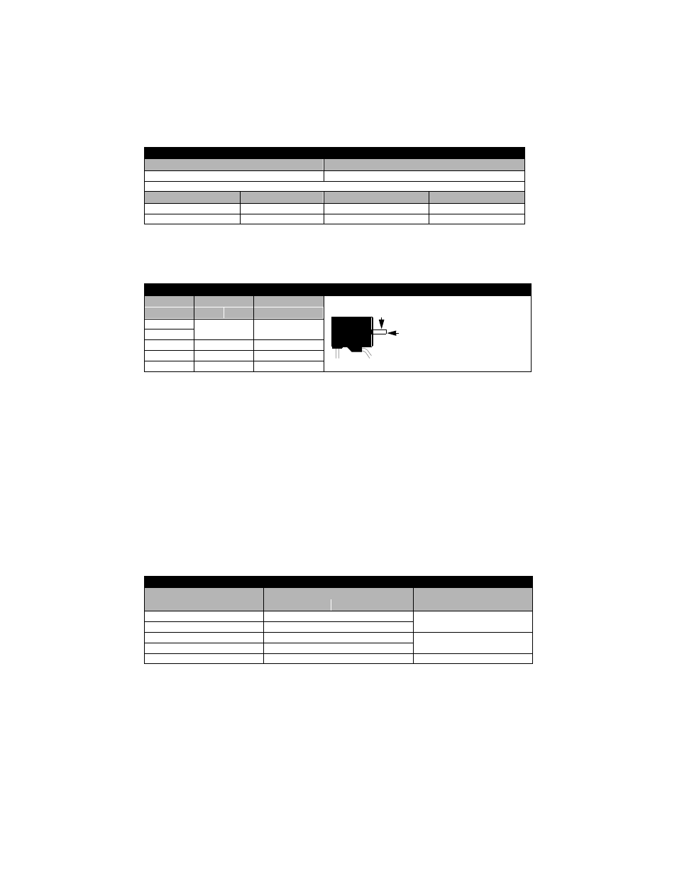 Mating connector kit, Load force ratings, Brake motor application guidelines | Brake specifications, Mating connector kit load force ratings | Rockwell Automation 1398 Y-Series Brushless Servo Motor Manual User Manual | Page 7 / 10