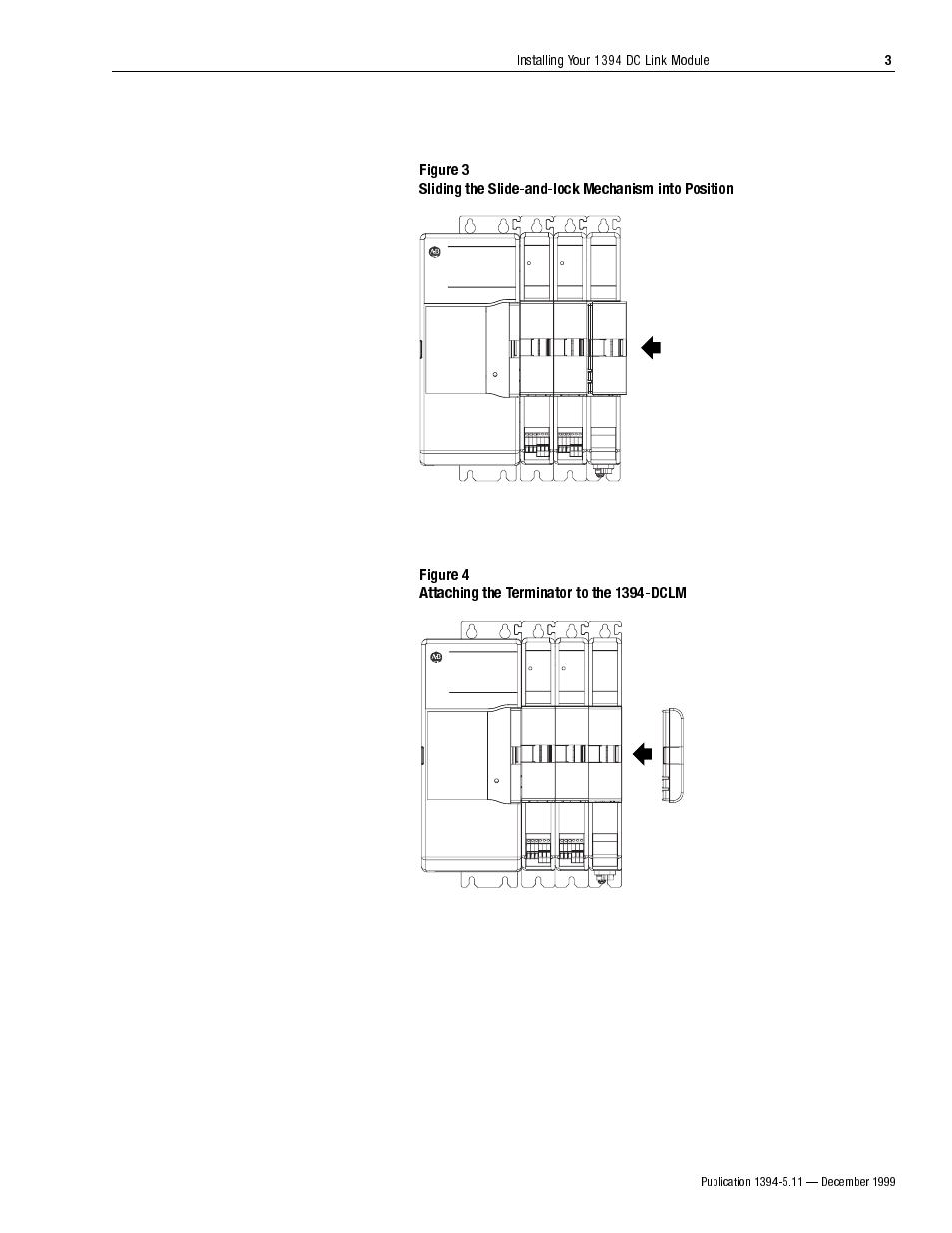 Rockwell Automation 1394-DCLM DC Link Module User Manual | Page 3 / 8