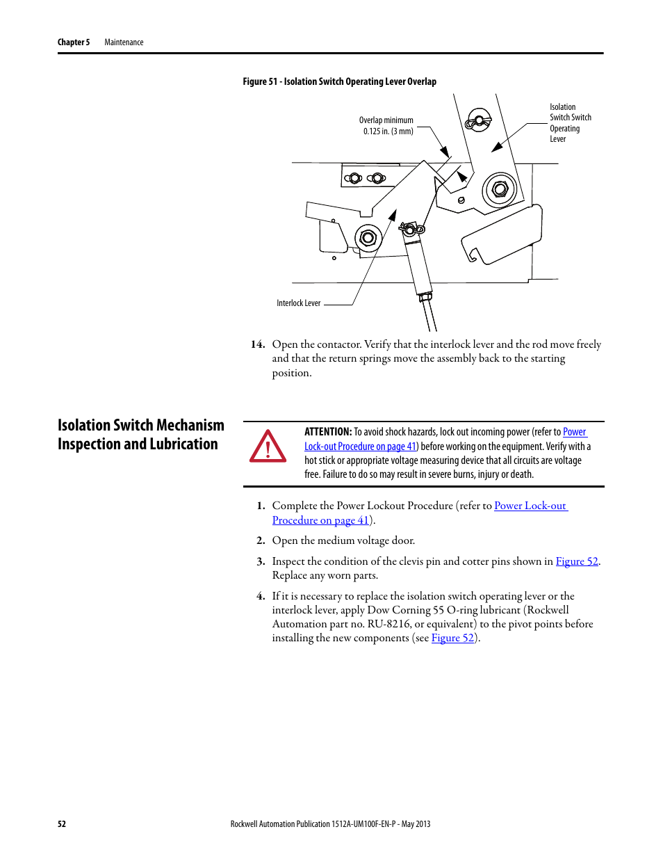 Figure 51 | Rockwell Automation 1512A MV Controllers, 400A One-High Cabinet, Standard and Arc-Resistant Enclosure User Manual | Page 60 / 96
