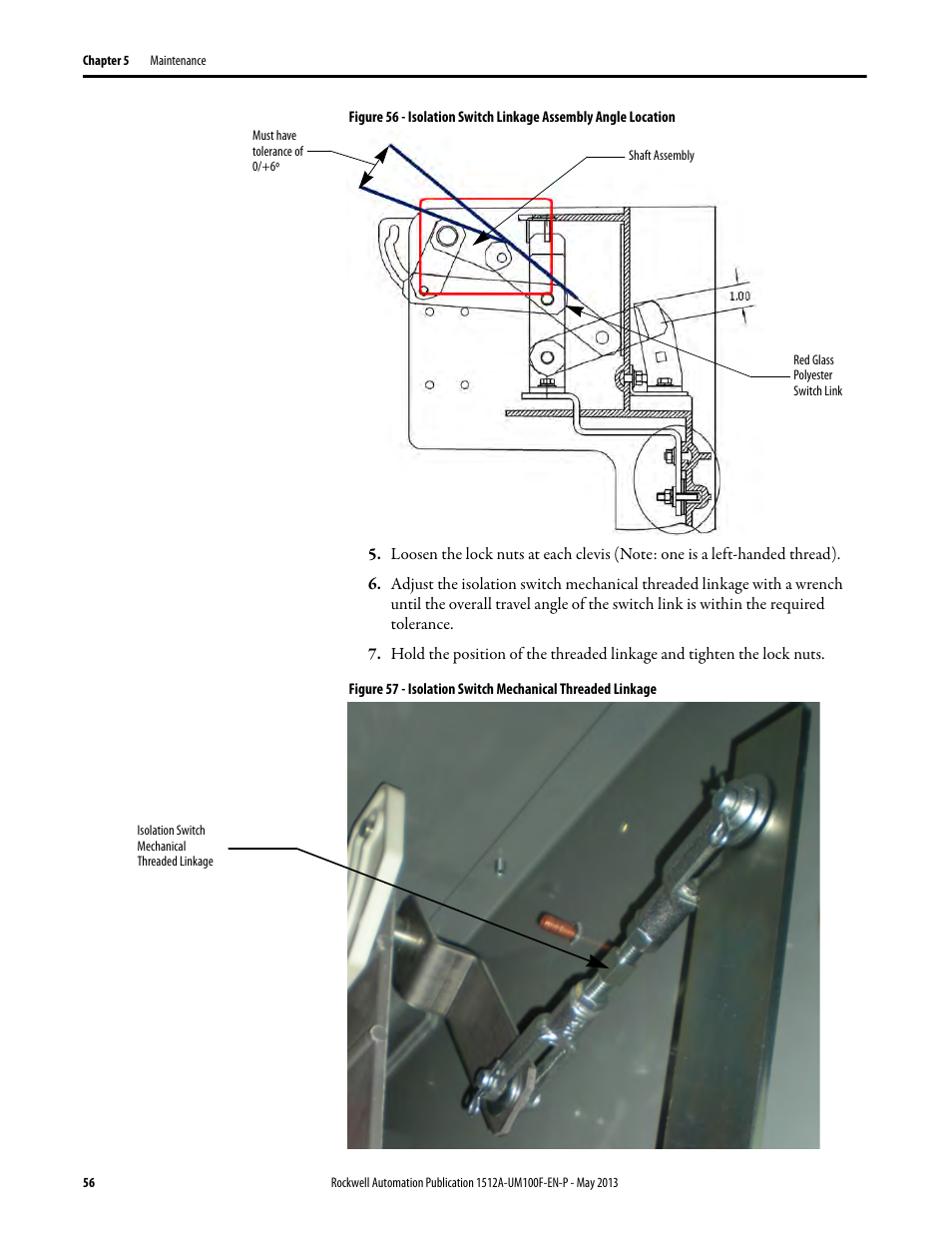 Rockwell Automation 1512A MV Controllers, 400A One-High Cabinet, Standard and Arc-Resistant Enclosure User Manual | Page 64 / 96