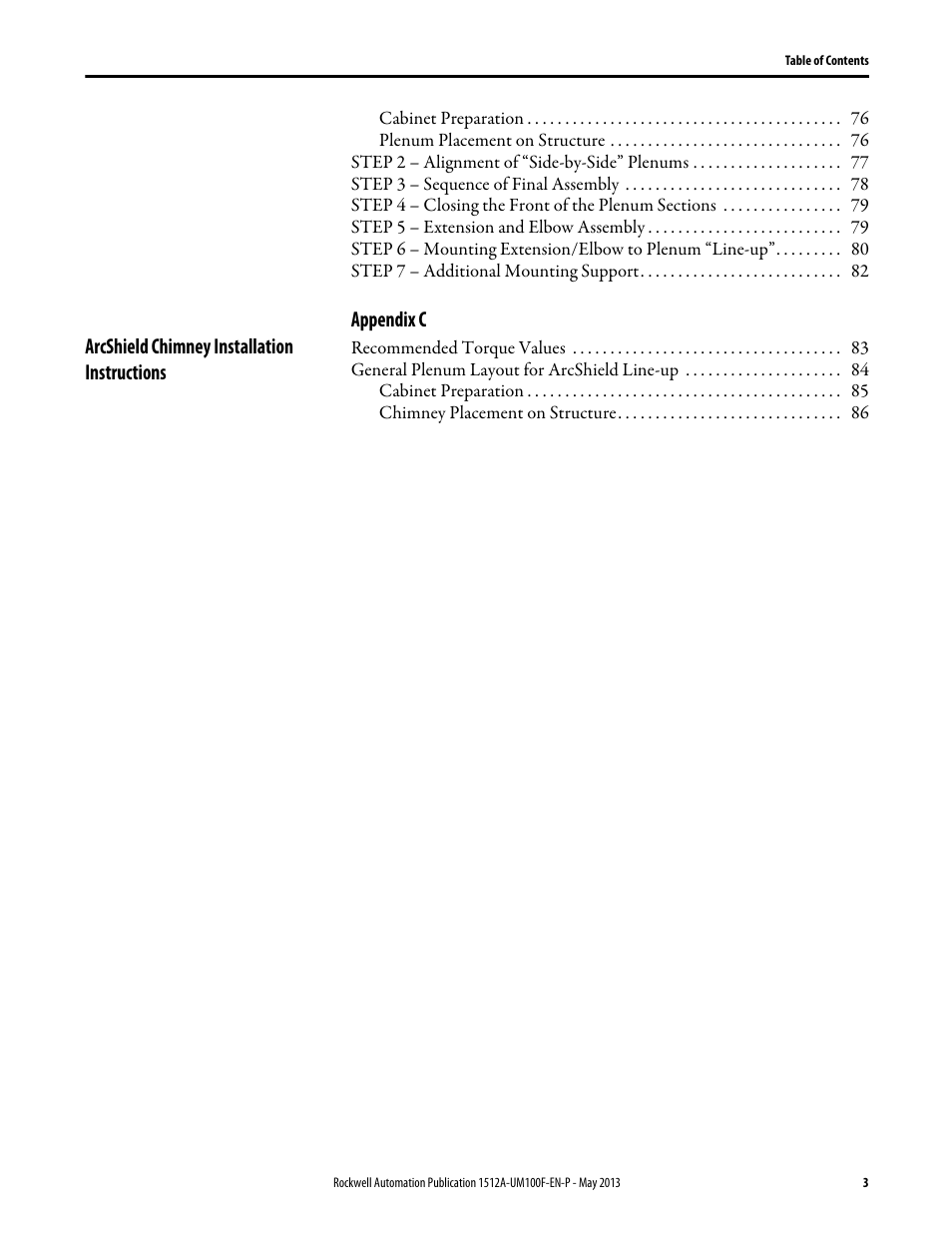 Rockwell Automation 1512A MV Controllers, 400A One-High Cabinet, Standard and Arc-Resistant Enclosure User Manual | Page 7 / 96