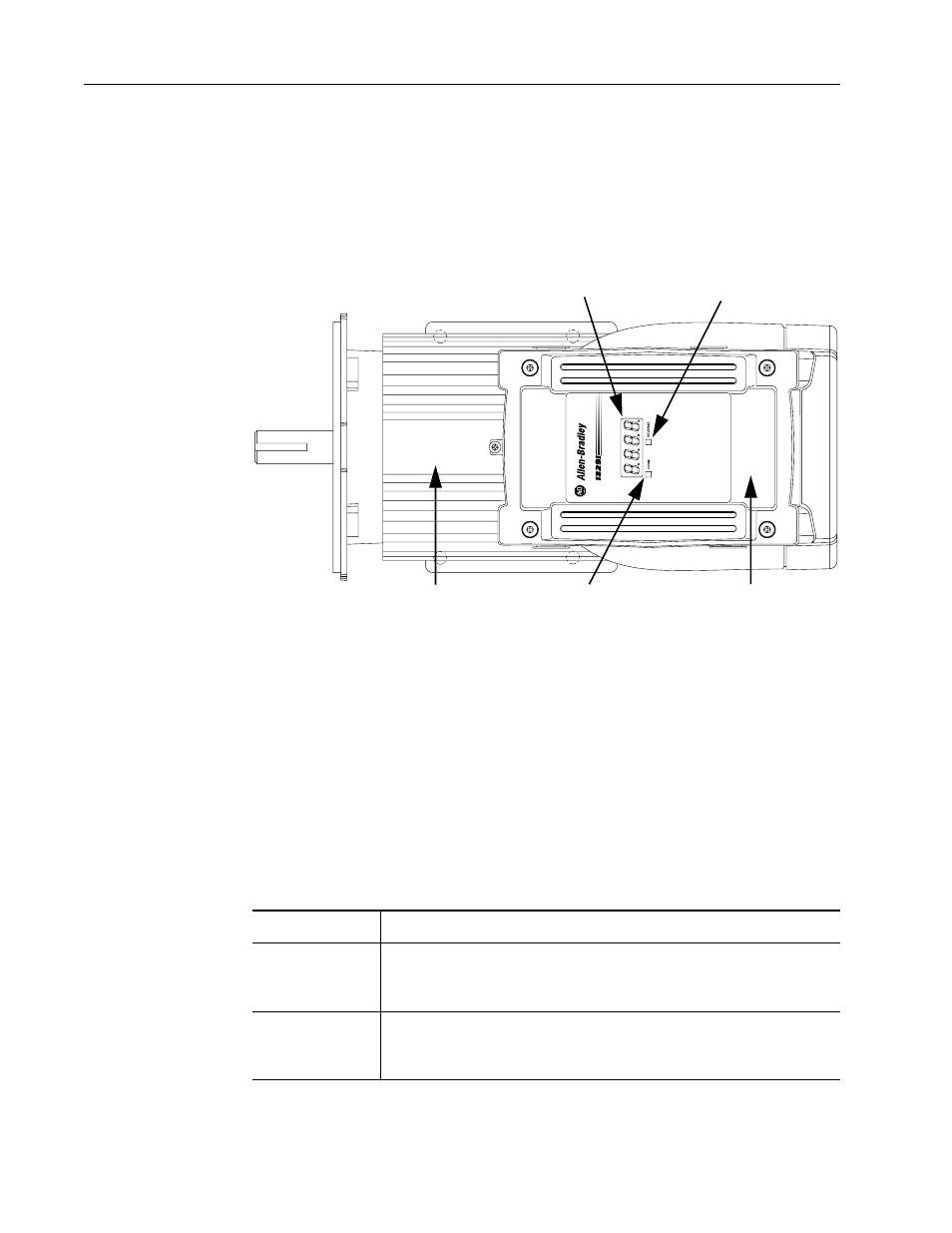 1 1329i standard unit, 1329i standard unit -2 1.1.1, Standard unit display description -2 | Standard unit reverse led description -2 | Rockwell Automation 1329I Integrated AC Drive/Motor, Series B FRN 3.X User Manual | Page 10 / 80