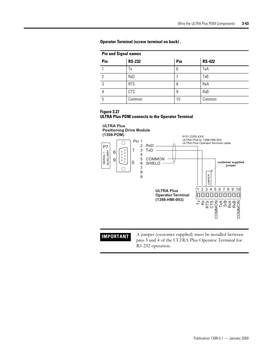 Rockwell Automation 1398-PDM-xxx ULTRA Plus Series Positioning Drive Module User Manual | Page 107 / 156
