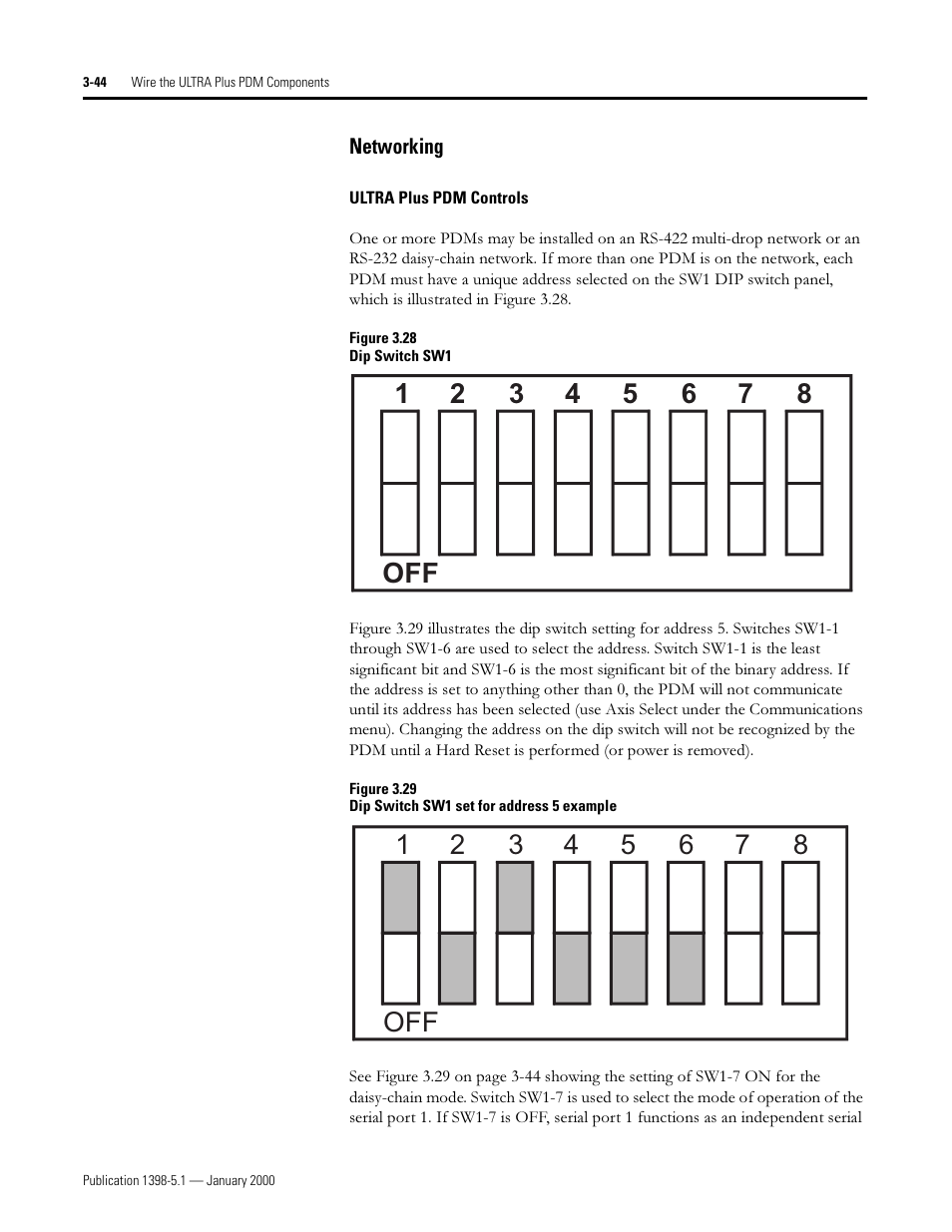 Networking | Rockwell Automation 1398-PDM-xxx ULTRA Plus Series Positioning Drive Module User Manual | Page 108 / 156